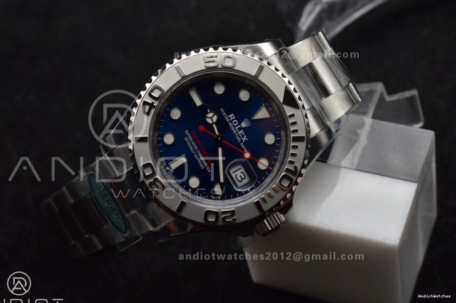 126622 VR Clean Steel Blue 1204 Yacht-Master SS HighPerformance on Best 904L 1:1 Dial Edition Bracelet 0225